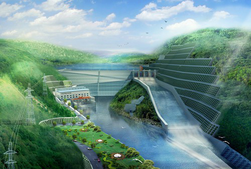 大安老挝南塔河1号水电站项目